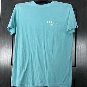 Veece Men's Aqua Short Sleeve Tee